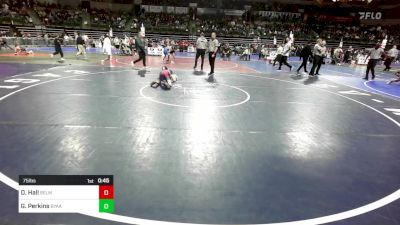 75 lbs Round Of 16 - Dennis Hall, Belmar vs Greyson Perkins, Byaa