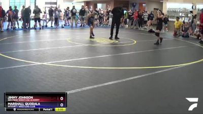 93 lbs Round 5 - Jimmy Johnson, Red Pride Wrestling Academy vs Marshall Quodala, Integrity Wrestling Club