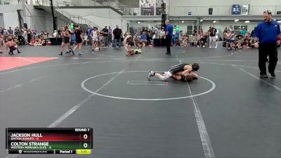 72 lbs Round 7 (10 Team) - Colton Strange, Western Nebraska Elite vs Jackson Hull, Dayton Bandits