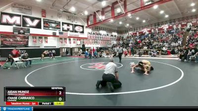 120 lbs Semifinal - Aidan Munoz, Temecula Valley vs Chase Carrasco, Lakeside