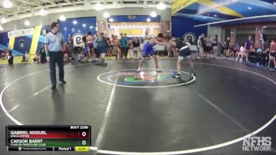 150 lbs Cons. Round 5 - Gabriel Noguel, Eagle Empire vs Carson Baert, Flagler Wrestling Club