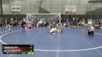130 lbs Finals (8 Team) - Carsen Malcolm, Nebraska Silver vs Lincoln Wickstrom, South Dakota Storm