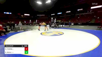 285 lbs Consi Of 8 #1 - Declan Follette, Laguna Creek (SJ) vs Silas Akins, Centennial (CS)