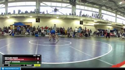 149 lbs Cons. Round 2 - Wyatt Hodson, Indiana vs Skyler Mack, Indian Creek Wrestling Club