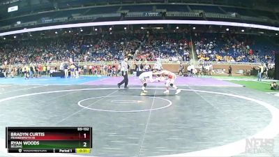 D3-132 lbs Cons. Round 2 - Bradyn Curtis, Frankenmuth HS vs Ryan Woods, Belding