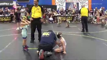 41 lbs Round 6 (8 Team) - Madilyn McHawes, Lead Miners vs Rouge Majerowicz, Untouchables White