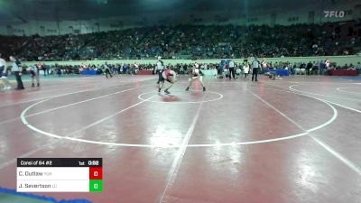 150 lbs Consi Of 64 #2 - Carson Outlaw, Yukon vs Jake Severtson, Lincoln Christian