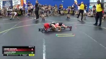 53 lbs Round 4 (8 Team) - Asher Watson, Backyard Brawlers vs Hudson Broz, Nebraska Elite