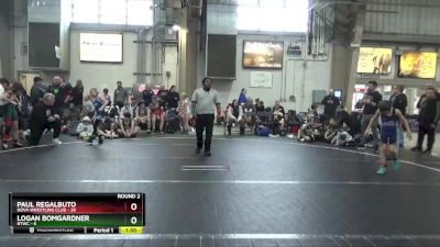 76 lbs Round 2 (6 Team) - Logan Bomgardner, BTWC vs Paul Regalbuto, NOVA Wrestling Club