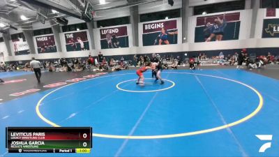 138 lbs Cons. Round 5 - Leviticus Paris, Legacy Wrestling Club vs Joshua Garcia, ReZults Wrestling