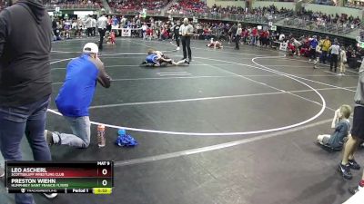 75 lbs Champ. Round 1 - Preston Wiehn, Humphrey Saint Francis Flyers vs Leo Ascherl, Scottsbluff Wrestling Club