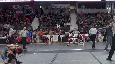 105 lbs Quarterfinal - Gabel Singer, Lawrence Elite Wrestling Club vs Gage Grizzle, Renegades