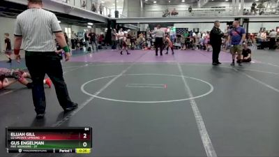 84 lbs Round 4 (8 Team) - Elijah Gill, U2 Upstate Uprising vs Gus Engelman, Mat Assassins