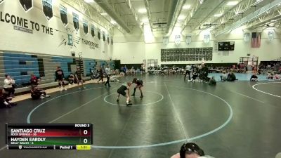 120 lbs Round 3 (3 Team) - Hayden Eardly, Kelly Walsh vs Santiago Cruz, Rock Springs