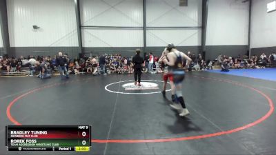 92 lbs Quarterfinal - Bradley Tuning, Newberg Mat Club vs Rorek Foss, Team Aggression Wrestling Club