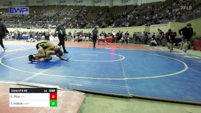 130 lbs Consi Of 8 #2 - Ethan Pick, Grove Takedown Club vs Trystin Kibble, Lawton, MacArthur Ok