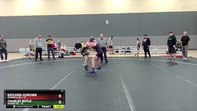 130 lbs Round 1 (4 Team) - Kayleigh Zurcher, Guerrilla WA vs Charles Boyle, Ranger WC