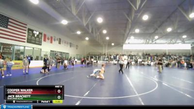 80 lbs Champ. Round 1 - Jace Brackett, Badlands Elite vs Cooper Walker, Wyoming Underground