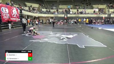 55 lbs Round 3 - Gibbs Sorenson, Byron Bears vs Samuel Coomes, American Outlaws