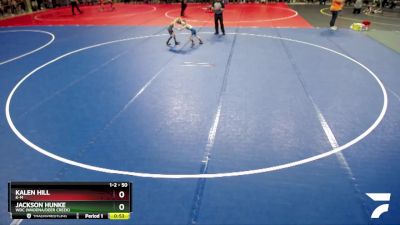 50 lbs Cons. Round 1 - Jackson Hunke, WDC (Wadena/Deer Creek) vs Kalen Hill, K-M