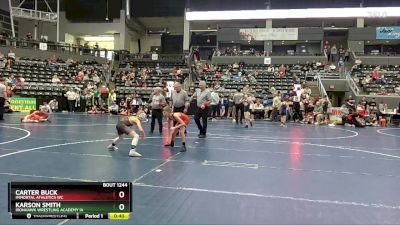 80 lbs Cons. Round 2 - Carter Buck, Immortal Athletics WC vs Karson Smith, Ironhawk Wrestling Academy IA