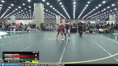 136 lbs Semis (4 Team) - Addison Young, Wisconsin Stevens Point vs Madison Matta, Lock Haven