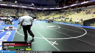 106 Class 1 lbs Cons. Round 3 - Carter Dumas, Adrian vs Luke Lawson, Palmyra