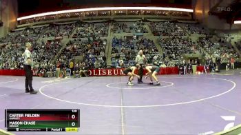 120 lbs Quarterfinal - Mason Chase, Dekalb vs Carter Fielden, Garrett