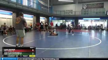 70 lbs Round 1 (10 Team) - Liam Snyder, Well Trained vs Greysan Bardinelli, Panda Wrestling Academy