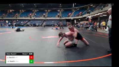 160 lbs Cons. Round 2 - Josh Heath, Unity vs Jackson Deutch, Waterloo