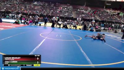 5A 126 lbs Champ. Round 1 - Logan Bradley, Coeur D Alene vs Cole Currin, Kuna