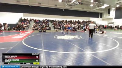 160 lbs Champ. Round 2 - Gavin Yager, Fountain Valley vs Javier Montes, Roosevelt