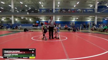 96 lbs Placement Matches (16 Team) - Traevon Ducking, Contenders Wrestling Academy vs Phoenix Peters, Westshore