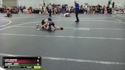 84 lbs Round 2 (4 Team) - Cam Renfer, Mat Assassins vs Albert ` Jang, Team Germantown