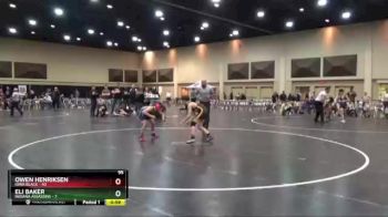 95 lbs Finals (2 Team) - Eli Baker, Indiana Assassins vs Owen Henriksen, Iowa Black