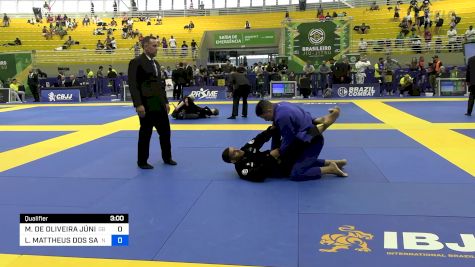 MARCELO DE OLIVEIRA JÚNIOR vs LUAN MATTHEUS DOS SANTOS CASTRO 2024 Brasileiro Jiu-Jitsu IBJJF