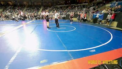 200 lbs Quarterfinal - Brayton Feister, Westshore Wrestling Club vs Kaleb Smith, Tulsa Blue T Panthers