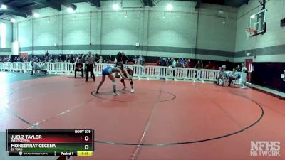 Quarterfinal - Monserrat Cecena, El Toro vs Juelz Taylor, West Covina