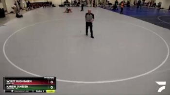 160 lbs Semis (4 Team) - Wyatt Rudningen, KMS vs Karsin Janssen, Jackson