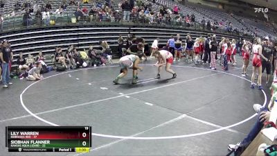 165 lbs Finals (8 Team) - Siobhan Flanner, Kansas Aqua Lizard vs Lily Warren, Nebraska Red