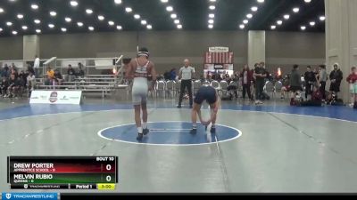 141 lbs Finals (8 Team) - Drew Porter, Apprentice School vs Melvin Rubio, Queens
