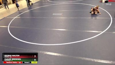 68 lbs Semis & 1st Wrestleback (8 Team) - George Walton, Rogers vs Parker Bredesen, Westfield