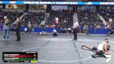 126 lbs Cons. Round 2 - Sean Morrissey, Ogden`s Outlaws vs Roman Romero, U Town Hammers