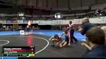 113 lbs Sat 2 - Michael Karpathios, Hempfield HS vs Cody Salomon, Skyline HS