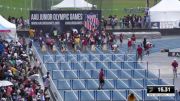 Youth Boys' 100m Hurdles Championship, Semi-Finals 3 - Age 13