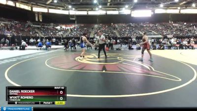 5A 170 lbs Champ. Round 1 - Daniel Roecker, Owyhee vs Wyatt Romero, Timberline