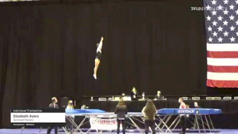 Elizabeth Ayers - Individual Trampoline, Gymnast Factory - 2021 USA Gymnastics Championships