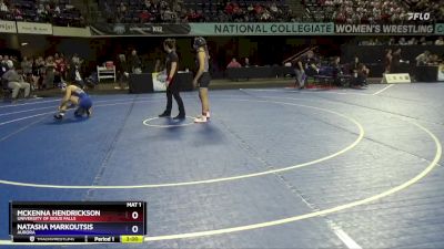 136 lbs Cons. Round 2 - Natasha Markoutsis, Aurora vs McKenna Hendrickson, University Of Sioux Falls