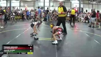 56 lbs Round 1 (6 Team) - Tenner Gregory, Backyard Brawlers vs Mason Allen, Team Gotcha