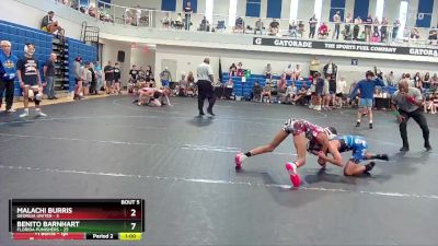 96 lbs Semis & 1st Wrestleback (8 Team) - Benito Barnhart, Florida Punishers vs Malachi Burris, Georgia United